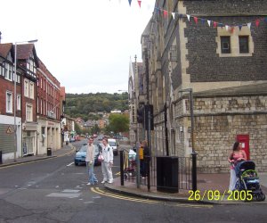 Dover Old Town Hall Roadside site: West view